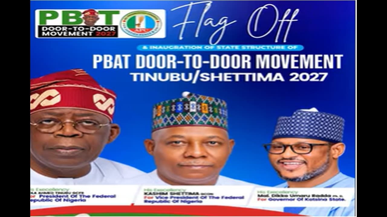 LIVE [KATSINA]: FLAG OFF AND INAUGRATION OF KATSINA STATE STRUCTURE OF PBAT DOOR-DOOR MOVEMENT.