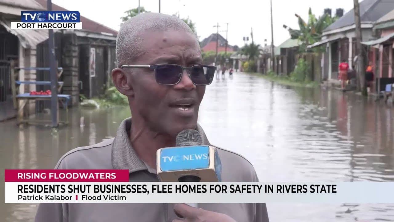 Flooding: Residents Shut Businesses, Flee Homes for Safety in Rivers State