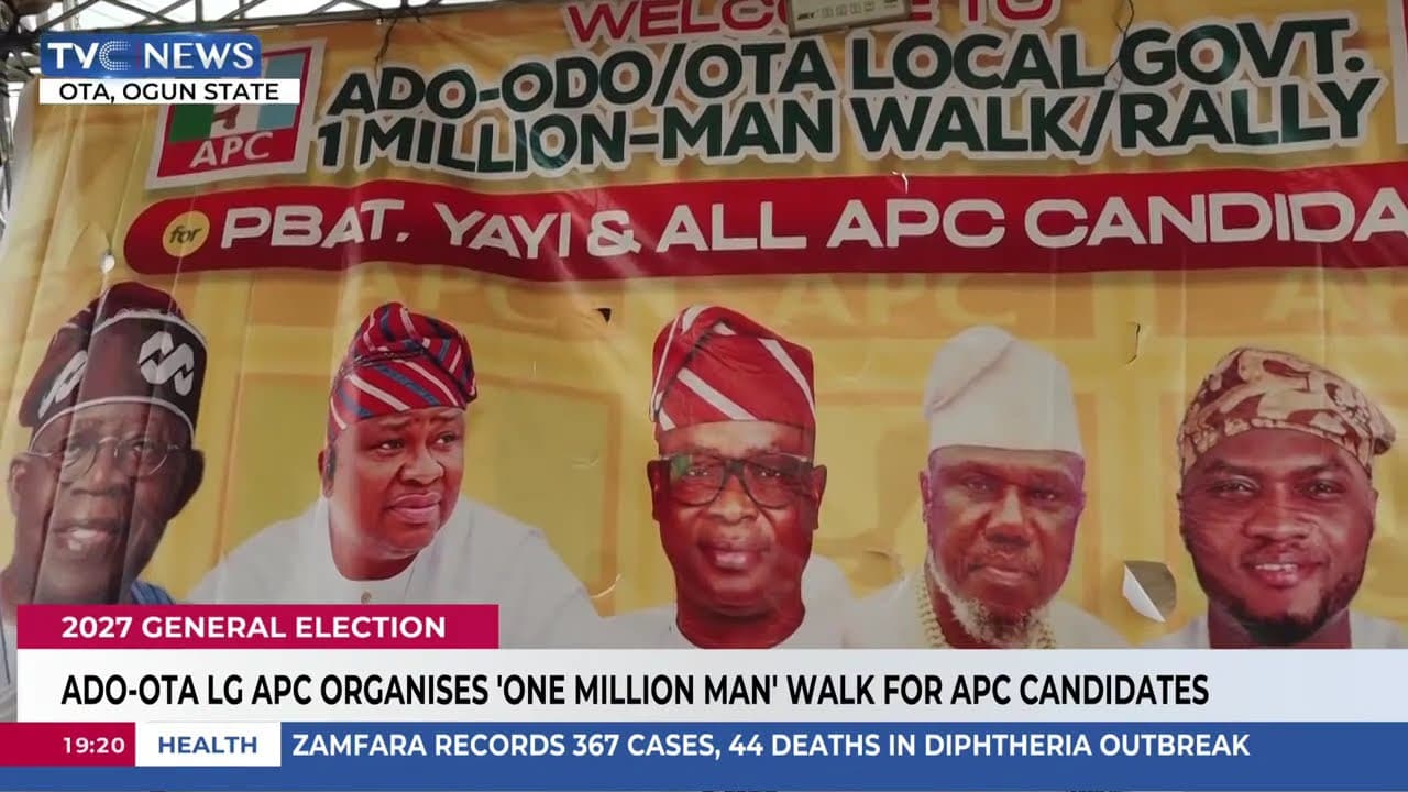 Ado-Odo/Ota LG Organises Óne Million Man' Walk For APC Candidates