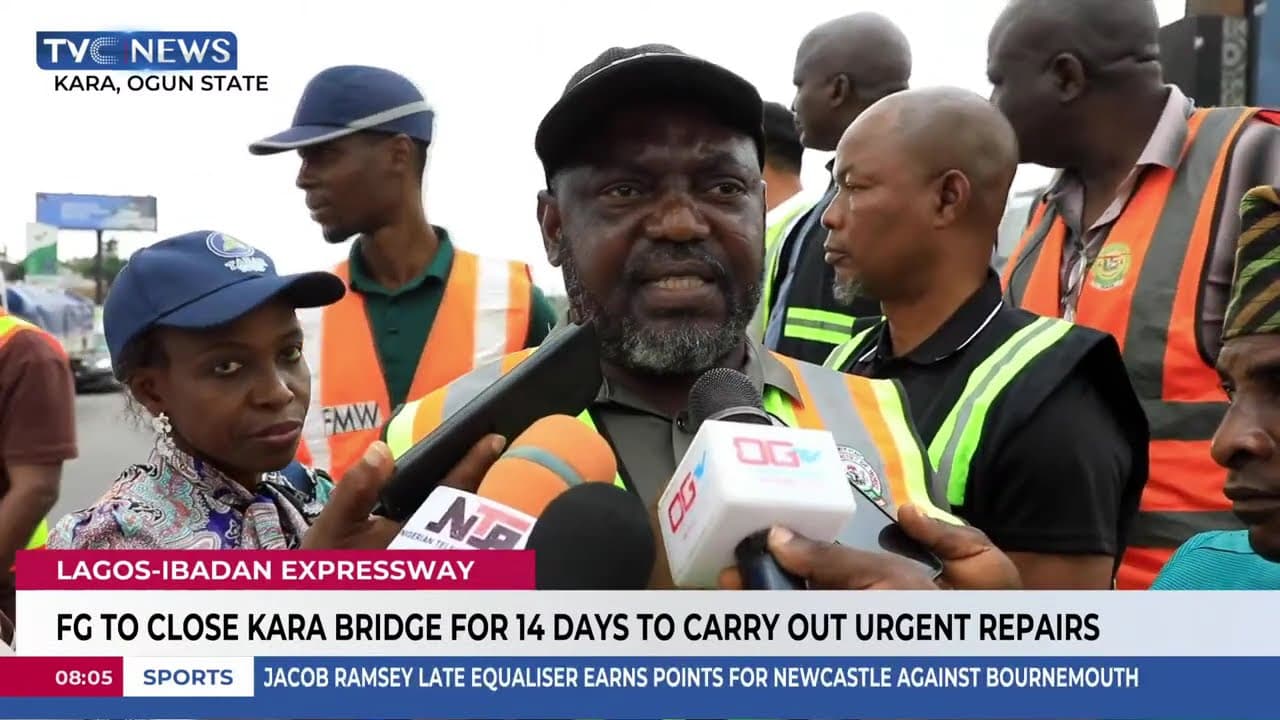 FG Announces Two-Week Repair of Damaged Kara Bridge Expansion Joints