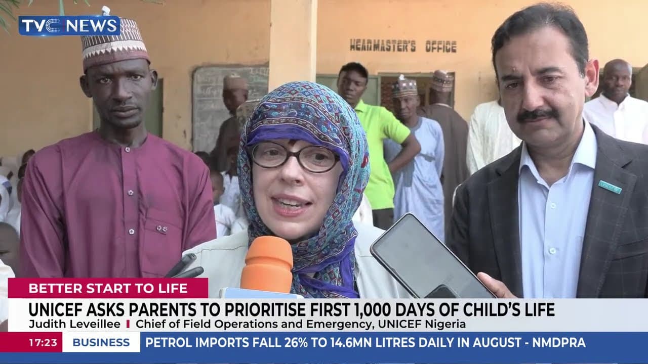 Prioritise First 1,000 Days of A Child’s Life, UNICEF Urges Parents