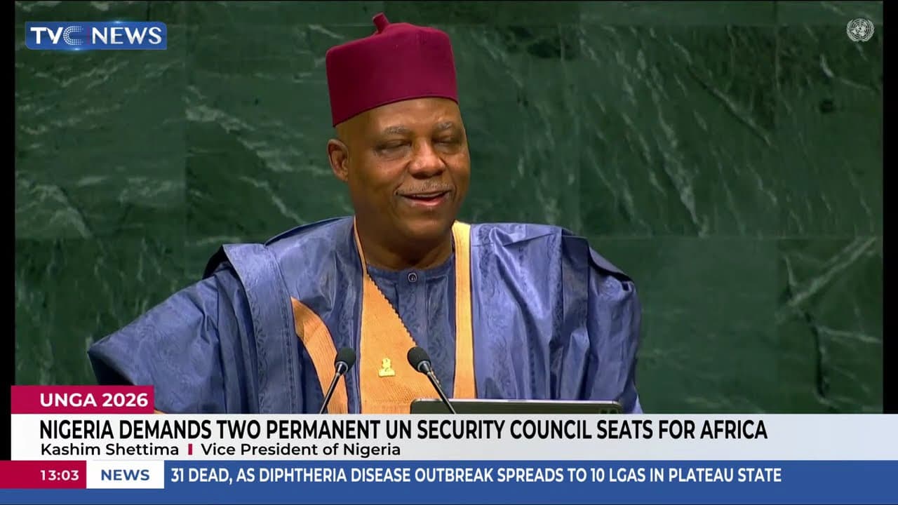 UNGA 81: Nigeria Calls For Reform Of International Financial System