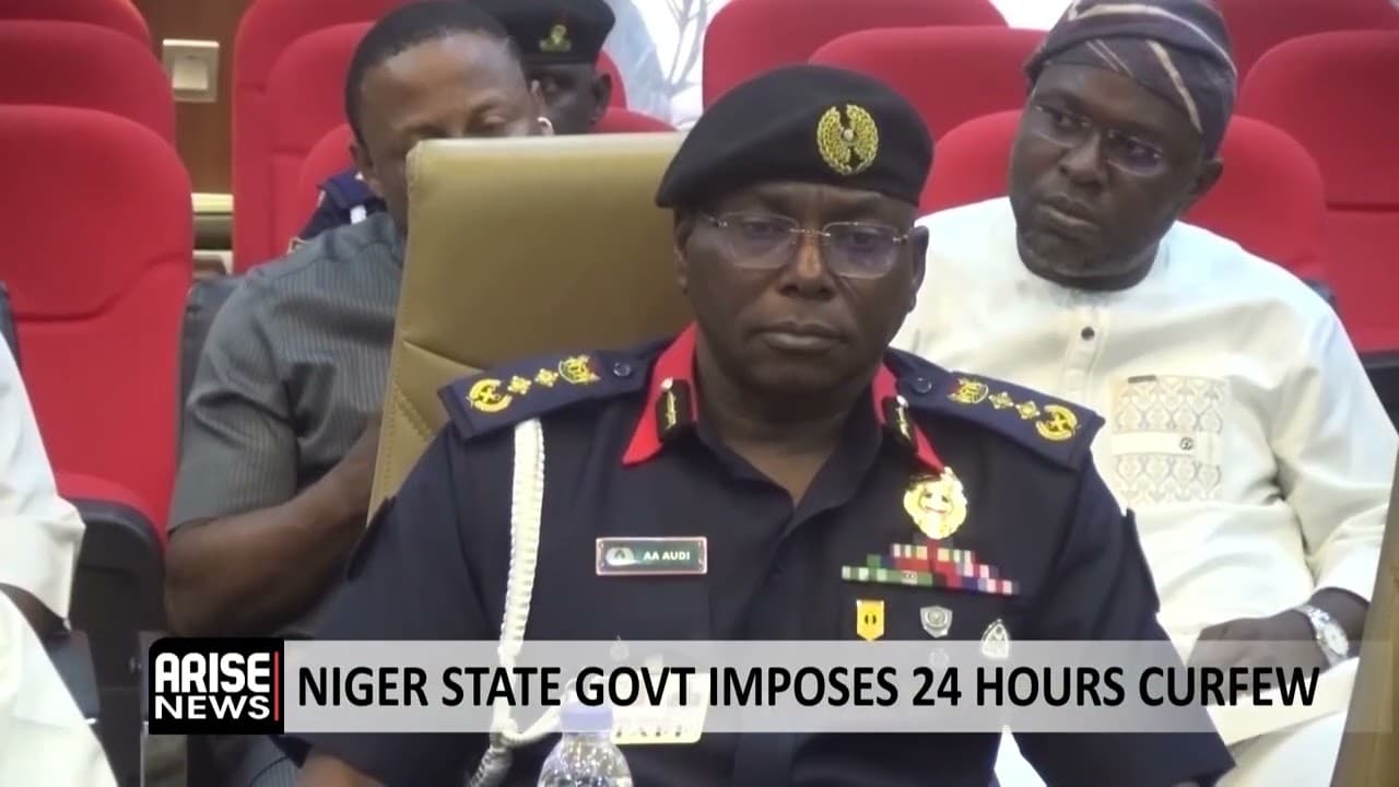 NIGER STATE GOVT IMPOSES 24 HOURS CURFEW