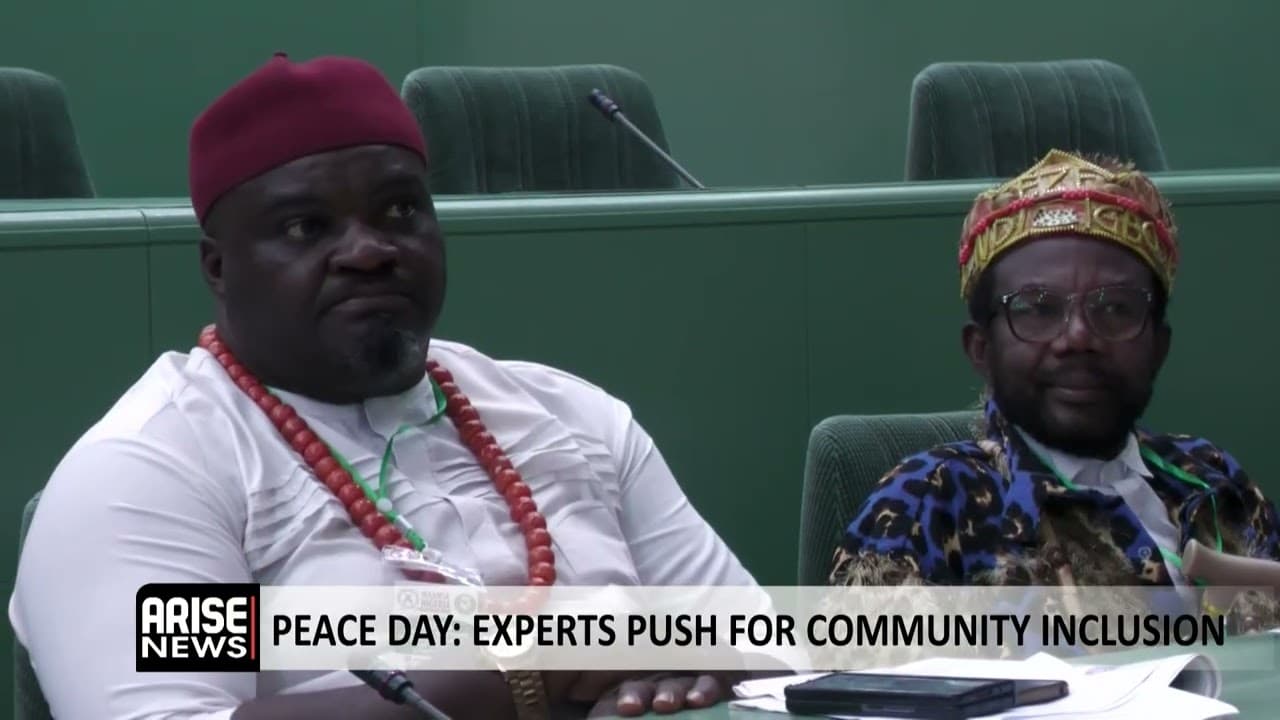 PEACE DAY: EXPERTS PUSH FOR COMMUNITY INCLUSION