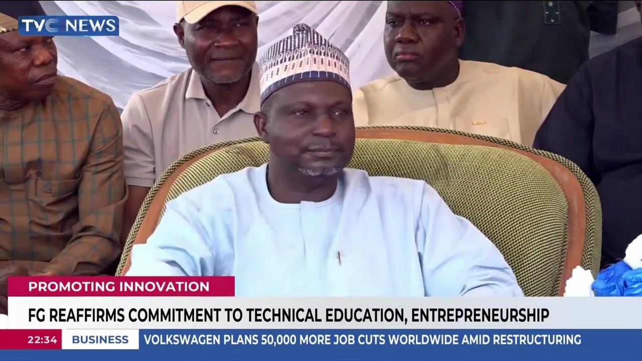 FG Reaffirms Commitment To Technical Education, Entrepreneurship