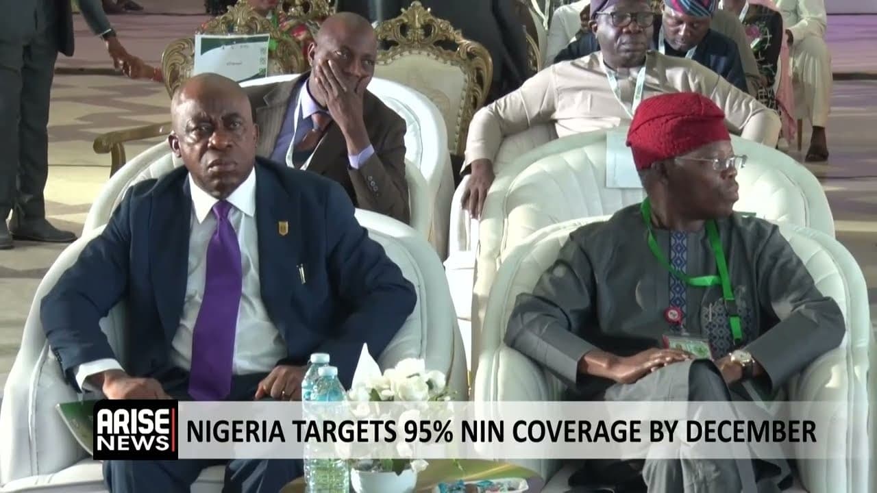 NIGERIA TARGETS 95% NIN COVERAGE BY DECEMBER