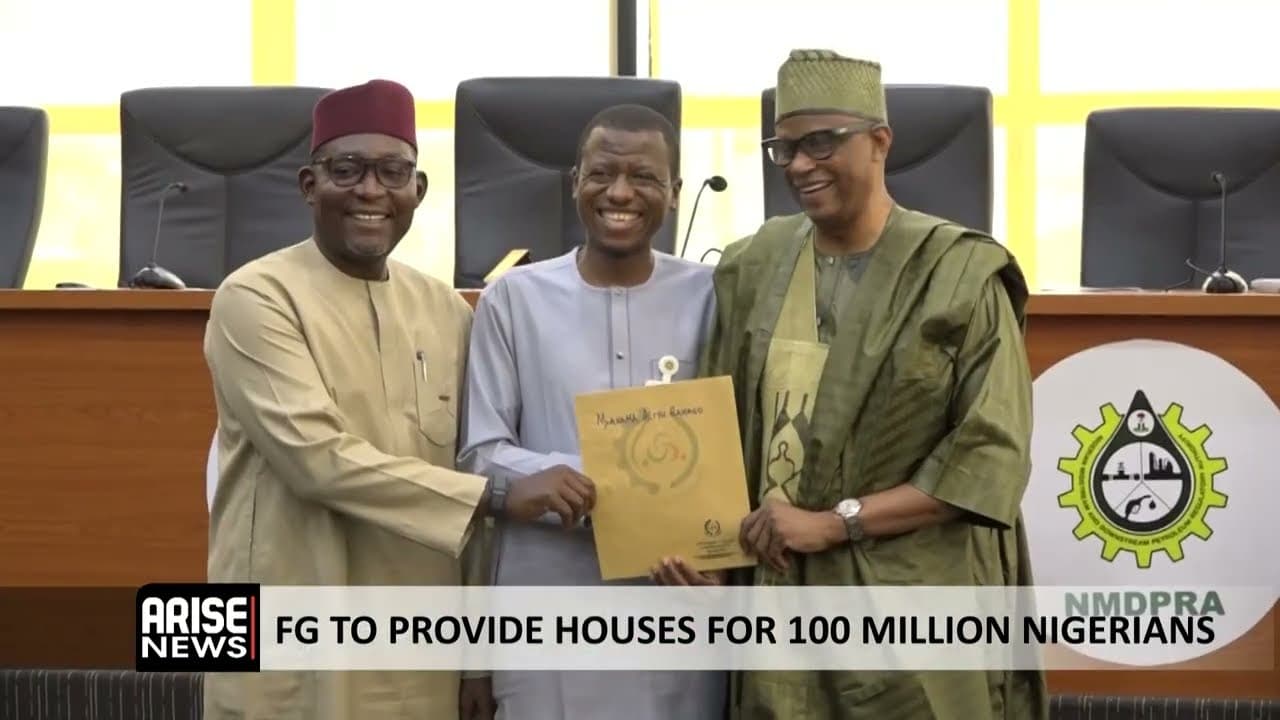 FG TO PROVIDE HOUSES FOR 100 MILLION NIGERIANS