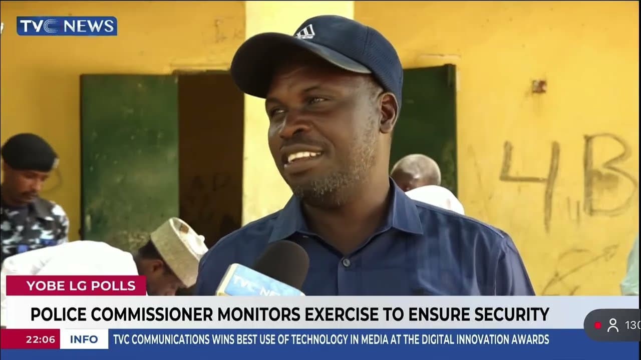 Yobe LG Polls | Police Commissioner Monitors Exercise To Ensure Security