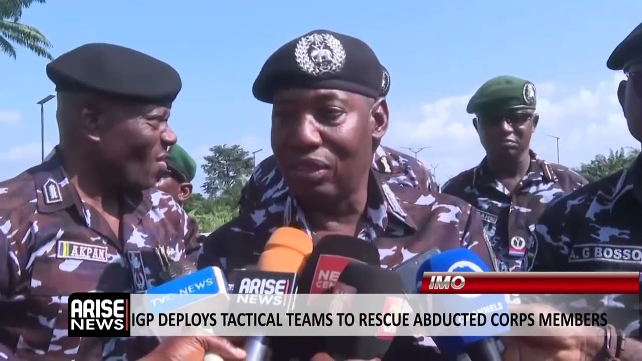 IMO: IGP DEPLOYS TACTICAL TEAMS TO RESCUE ABDUCTED CORPS MEMBERS