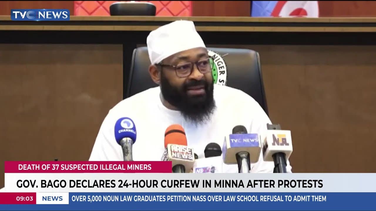 Normalcy Returns As Gov. Bago Declares 24-Hour Curfew In Minna After Protests