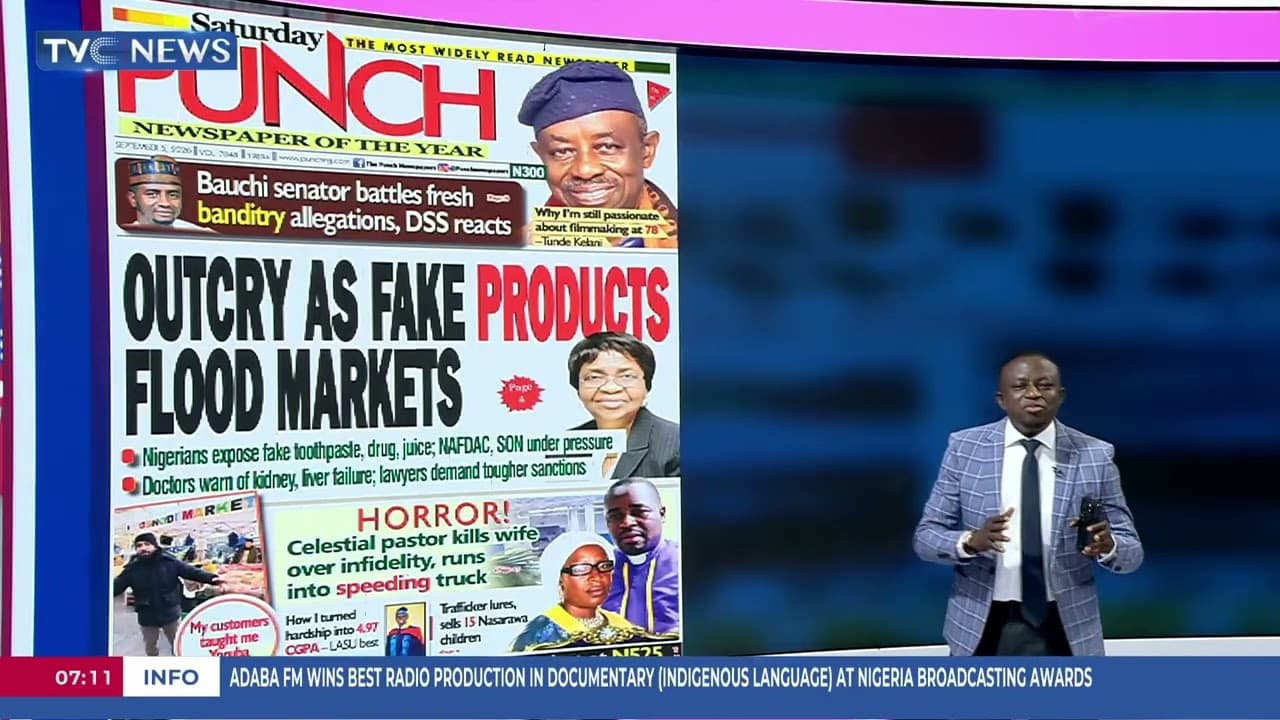 TVC Newspaper Review: INEC To Release Final List Of Presidential, NASS Candidates September 12