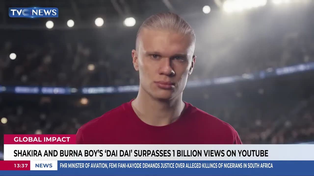 Shakira, Burna Boys'  'Dai Dai' Surpasses 1 Billion Views On Youtube