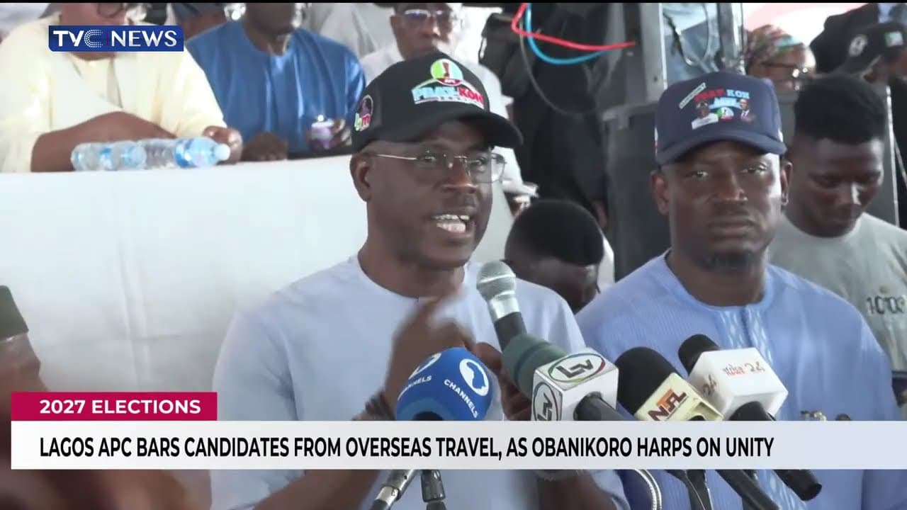 Lagos APC Bars Candidates From Overseas Travel, As Obanikoro Harps On Unity