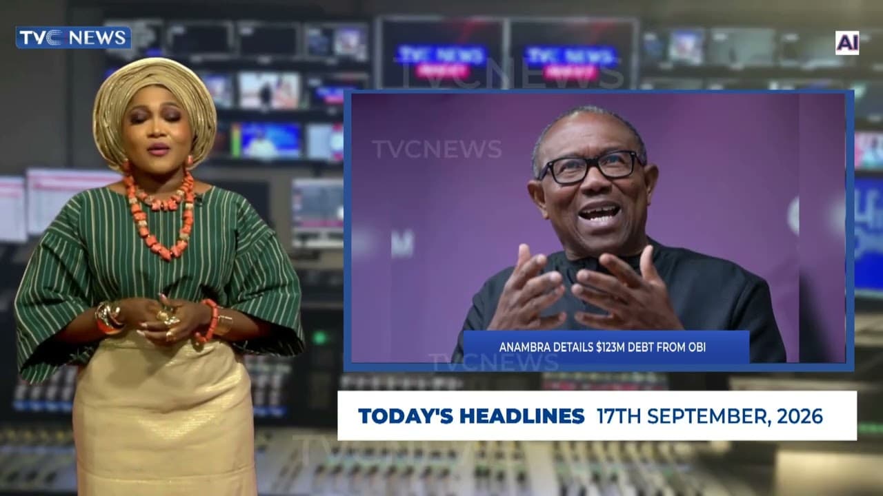 Iroyin AI Yoruba Lati Ile-Ise TVC News | 17th September, 2026