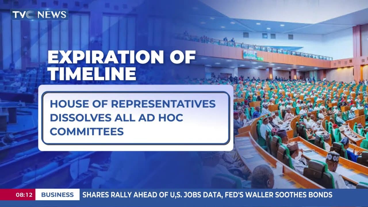 House Of Representatives Dissolves  All Ad Hoc Committees