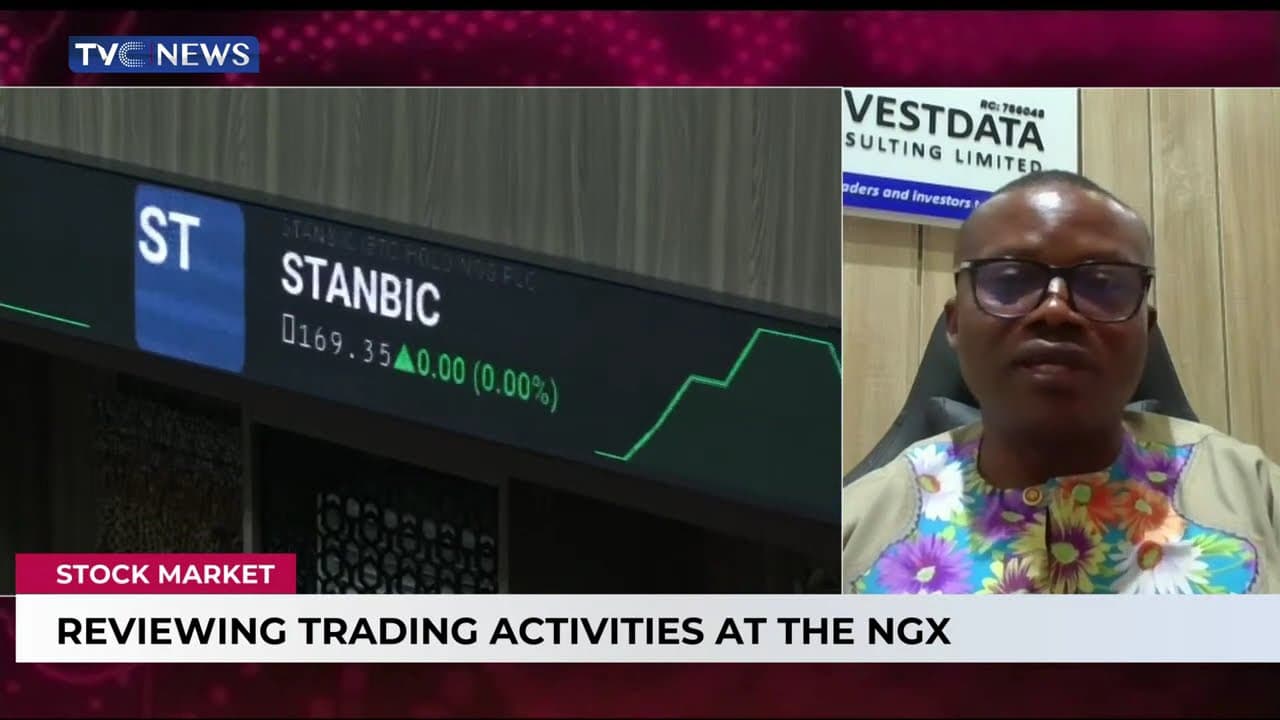 Stock Market | Market Editor, Effiong Ekop Reviews Trading Activities At NGX