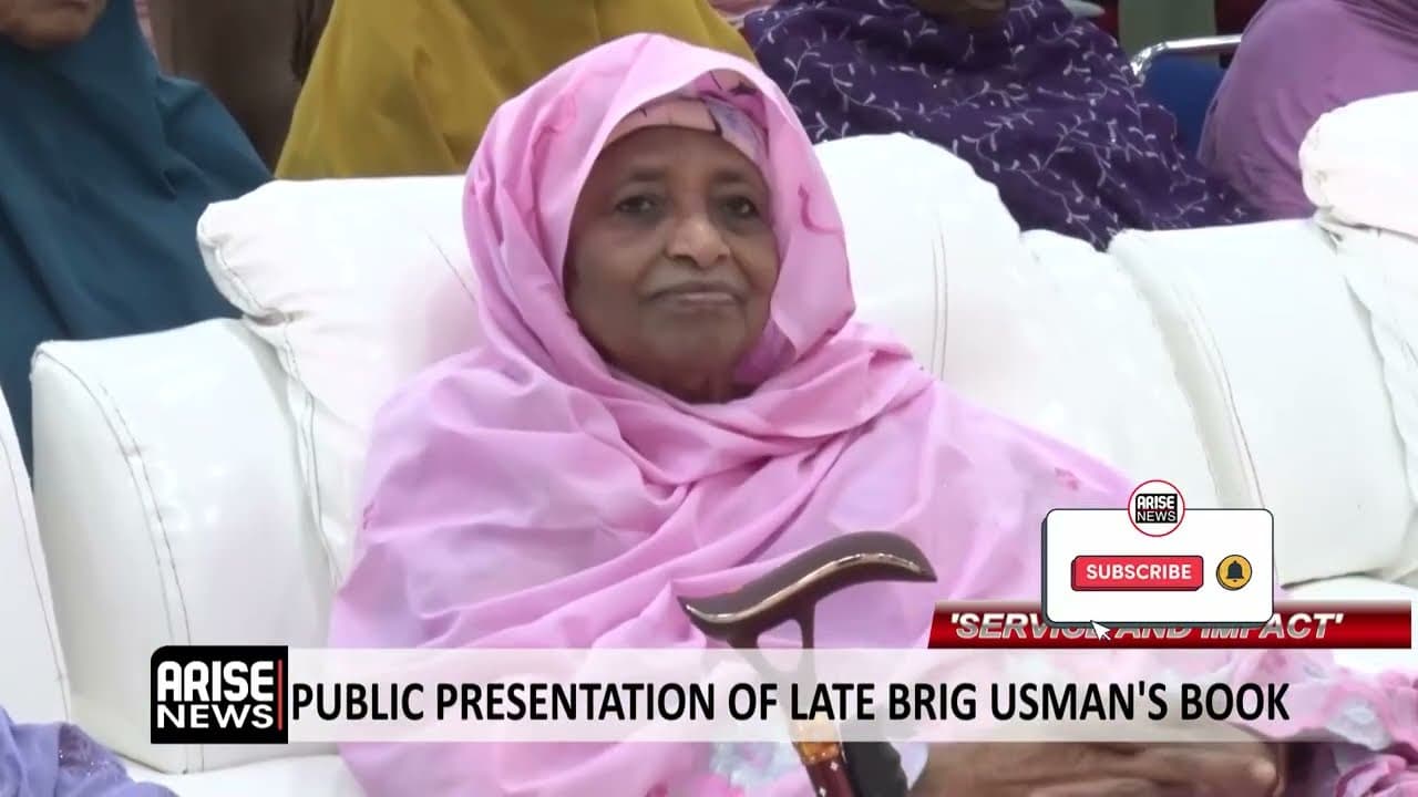 PUBLIC PRESENTATION OF LATE BRIG USMAN'S BOOK