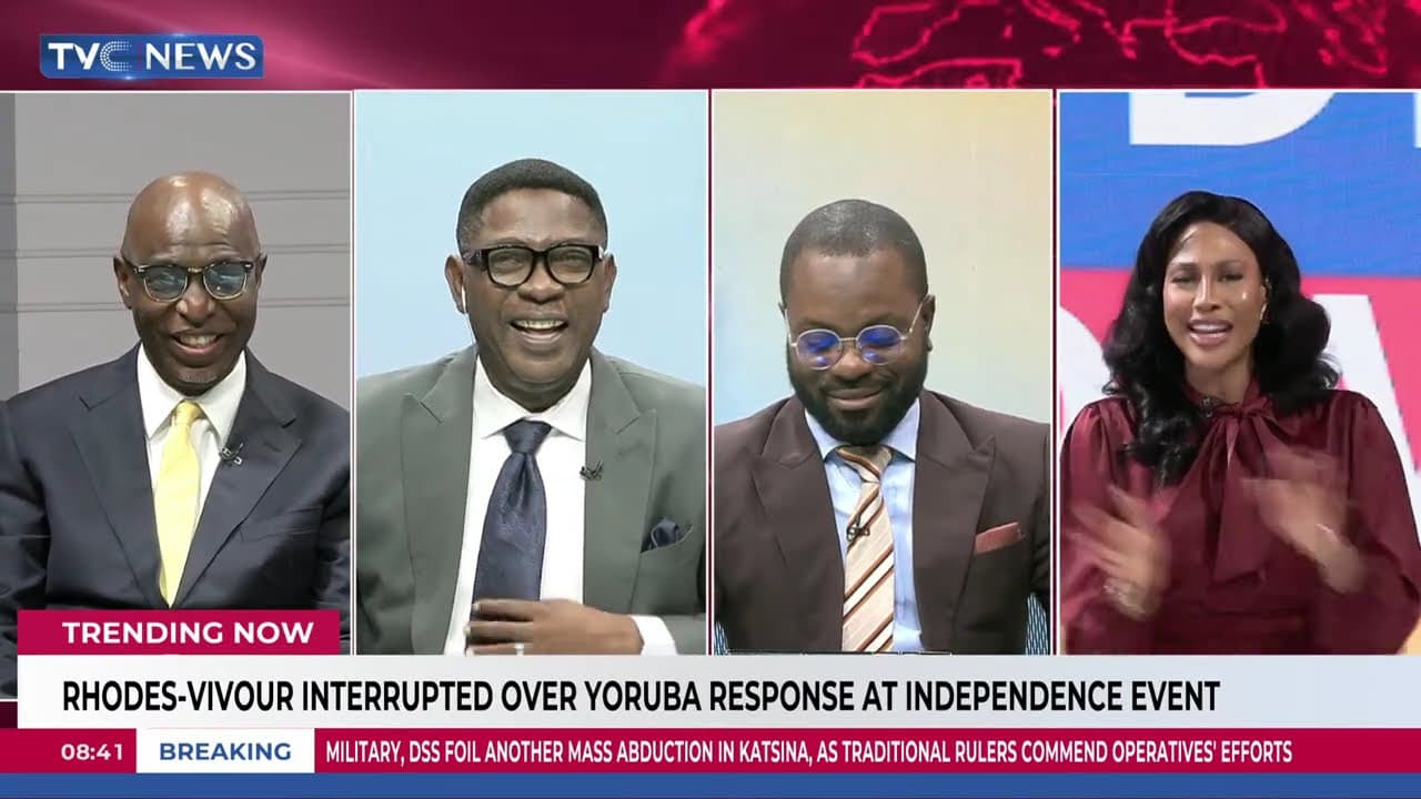 Trending Now | Rhodes-Vivour Interrupted Over Yoruba Response At Independence Event + More