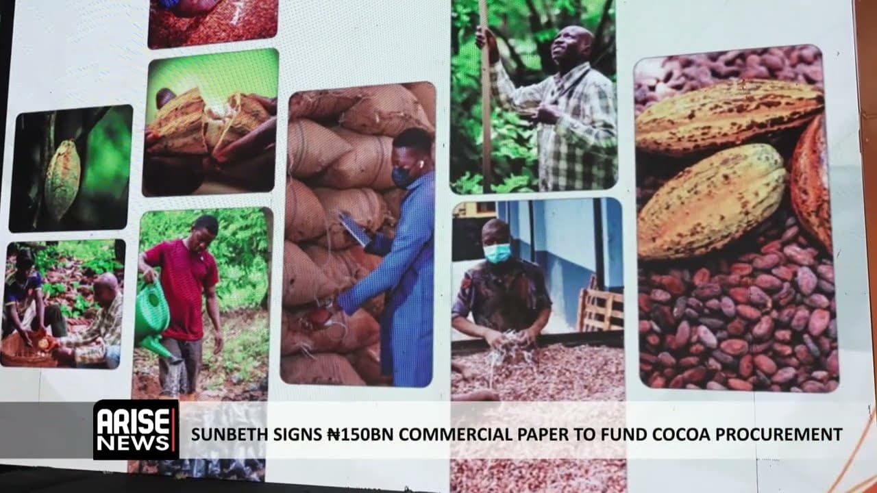 SUNBETH SIGNS N150BN COMMERCIAL PAPER TO FUND COCOA PROCUREMENT