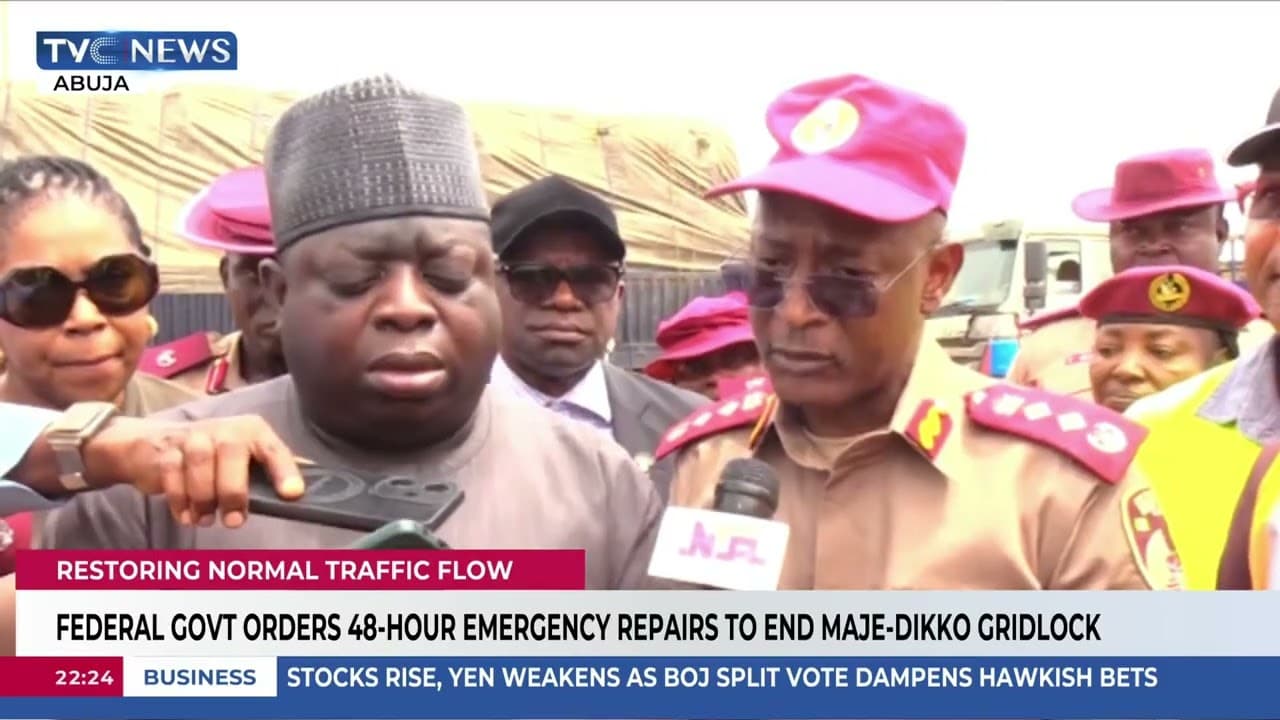 Federal Govt Orders 48-Hour Emergency Repairs To End Maje-Dikko Gridlock