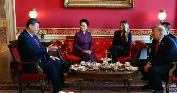 Trump, Xi inspect founding documents of US democracy to close summit